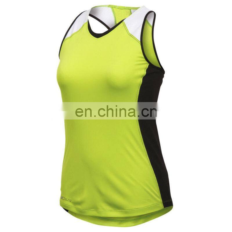 100% Cotton women Plain Wholesale bodybuilding singlet