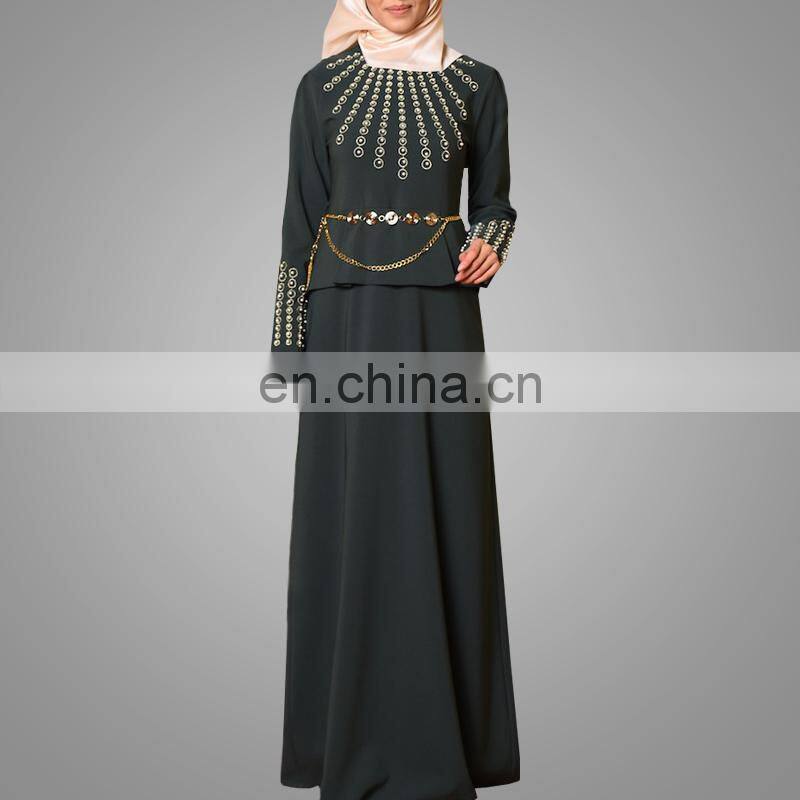 High Fashion Embroidery Baju Kurung Popular Baju Melayu Modern Beads Malaysia Suit Jubah Online