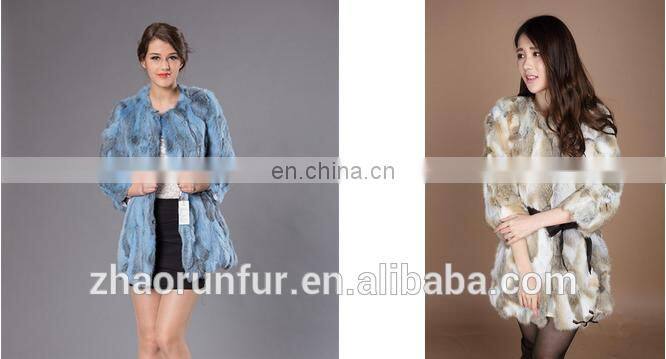 100% Real natural rabbit fur plate