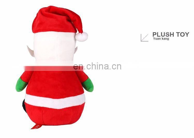 2016 Happy New Year Lovely Plush Christmas Santa Claus Toys