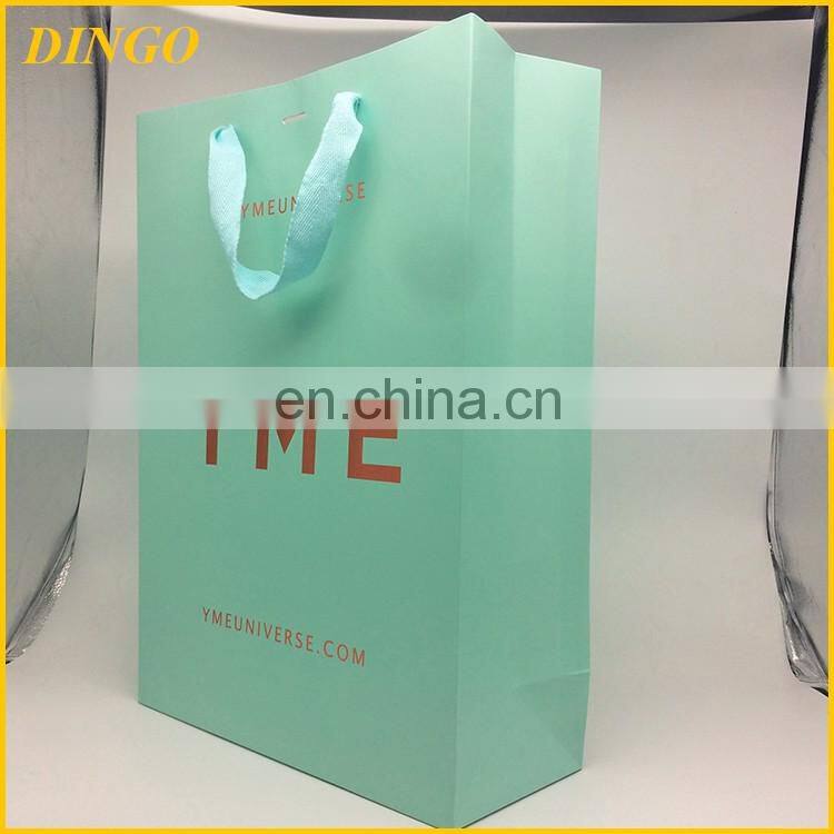 customize shopping paper bag, luxurious lamination paper handle bag