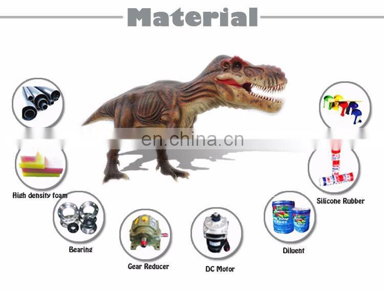 Newest mechanical dinosaur rides for child