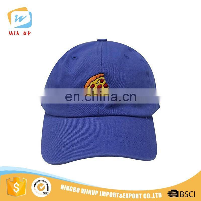 WINUP wholesale cotton custom pepperoni pizza plain dad baseball hat