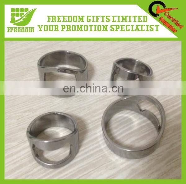 Fashionable High Quality Metal Bottle Opener Ring