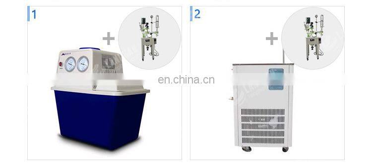 Agitator Polymerization 10L Single Layer Hydrolysis Glass Reactor