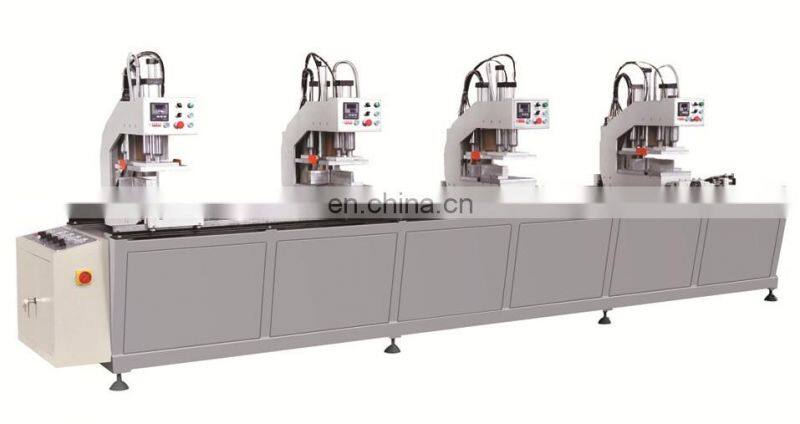 UPVC win-door machinery 4 head PVC window welding machine
