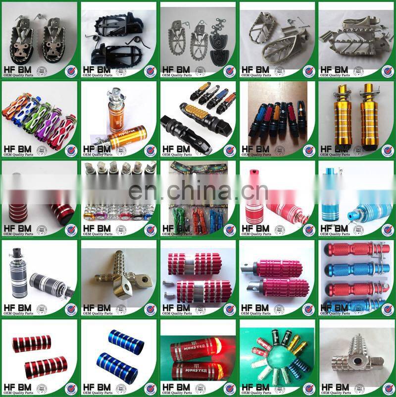 Motorcycle universal spare parts YMH YBR colorful tasteless foot rest CG front footrest WY pedal