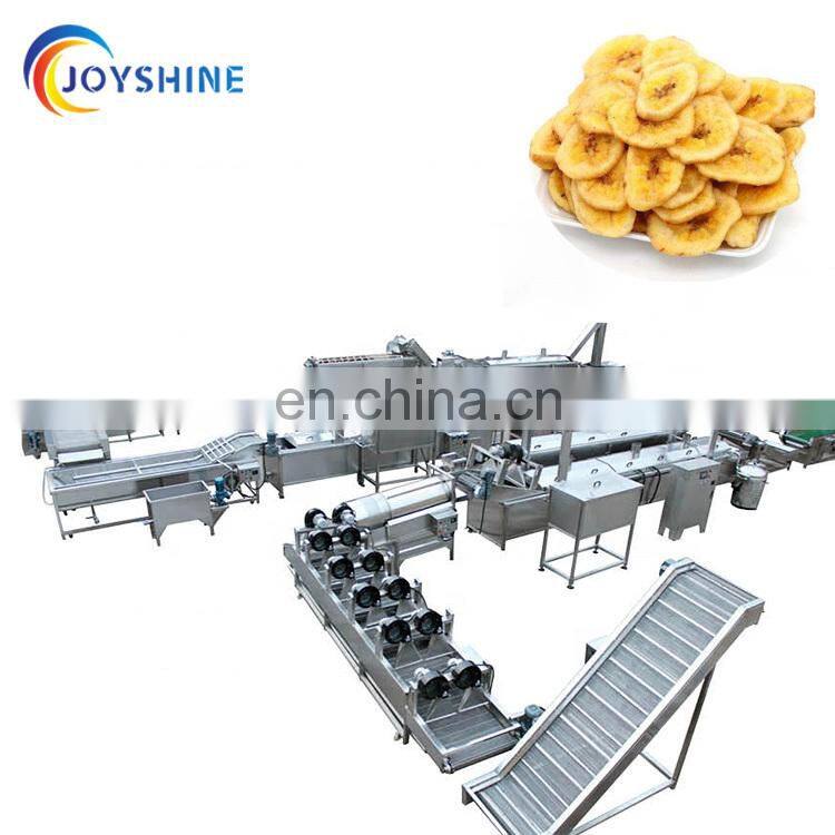 semi automatic green banana chips processing machine plantain chips making machine