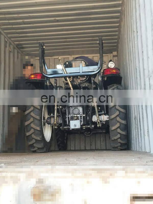 35hp 4WD tractor with tille plough trailer front loader to Brazil