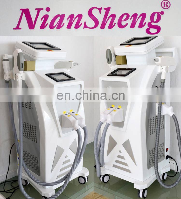 Vertical E-light/RF/OPT Hair Remover Permanent Hair Removal Machine Tattoo Removal Machine for Salon