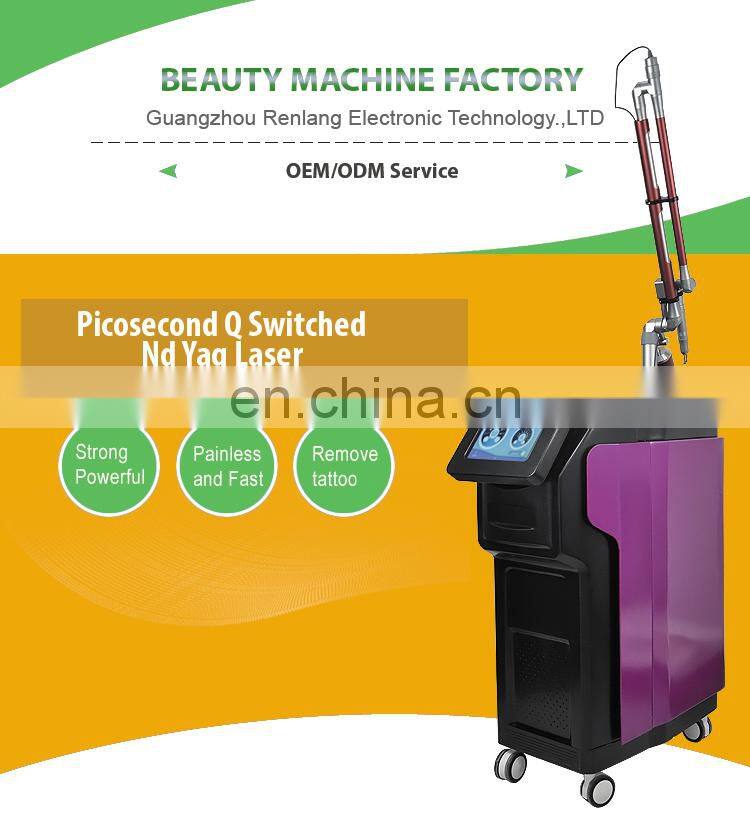Super Pico laser 755nm tatoo removal/dark spots removal machine