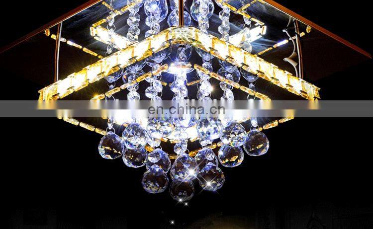 Led ceiling light K9 crystal cover ceiling lamps for home