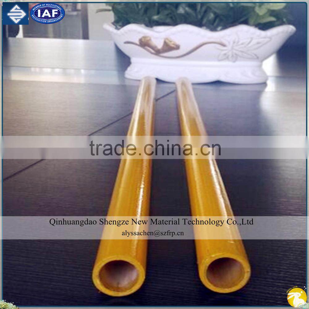 FRP round pipe/fiberglass pole/FRP flag pole/FRP indication rod in snow weather