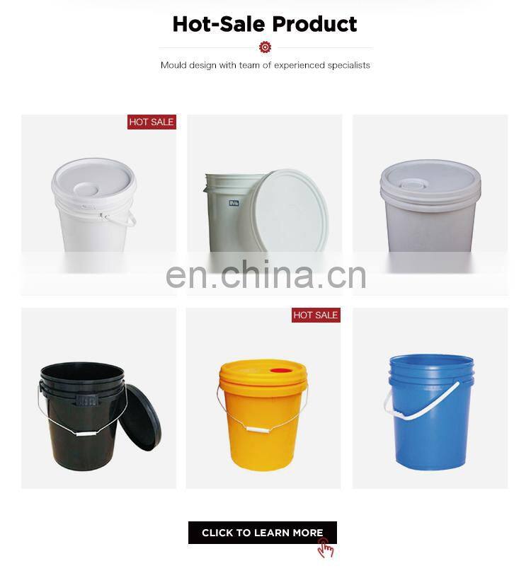 different shapes of plastic paint bucket injection molding