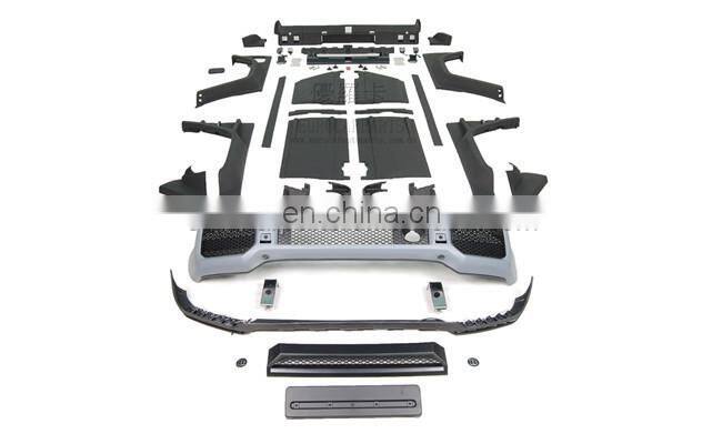 G500 W463 body kits fit for MB G-CLASS W463 G500/ G55/ G63 to G800 body kits B-style G800 wide body kits PU w463 wide kit
