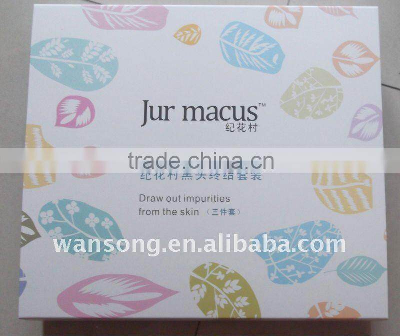 cosmetic paper box with plastic window