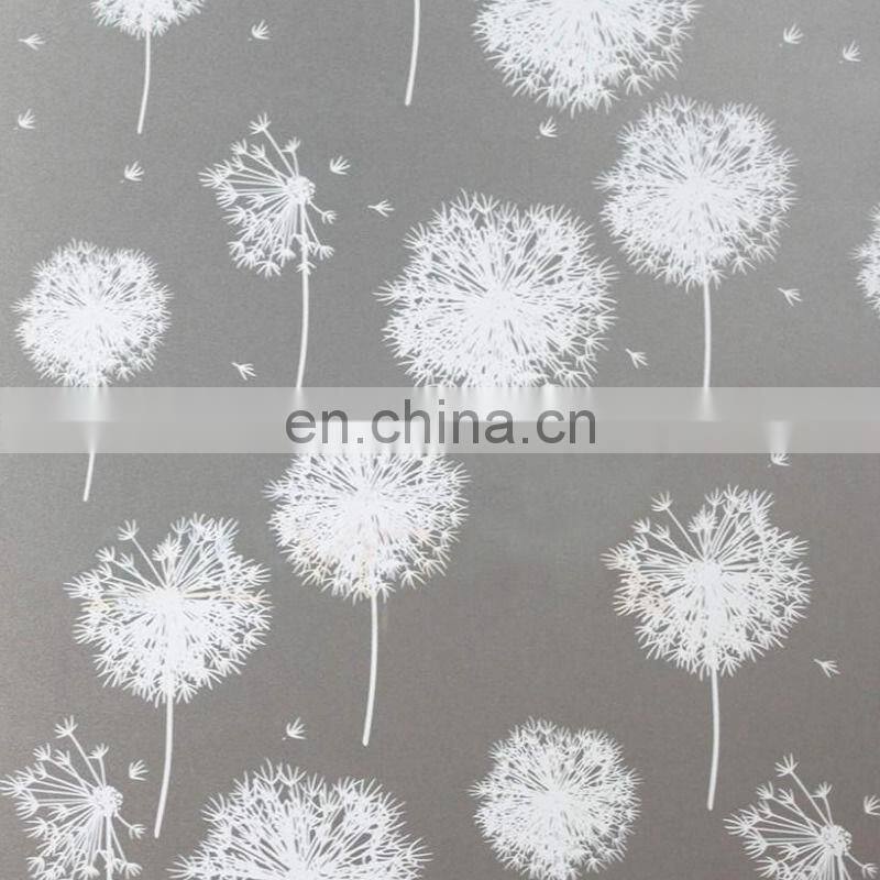 1PC High Quality Dandelion Home Decoration 40x200cm Removable Recyclable Frosted Glass Window Film Flower Sticker