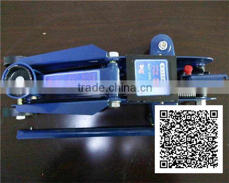 2016 arrival hot selling in China famous brand name Xingnuo 3-ton capacity car hydraulic blue hydraulic jack