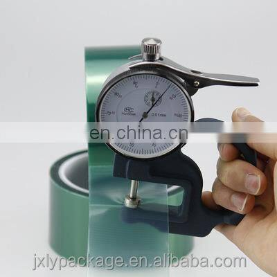 PET Masking Green tape for electrical use, PCB protection silicone tape