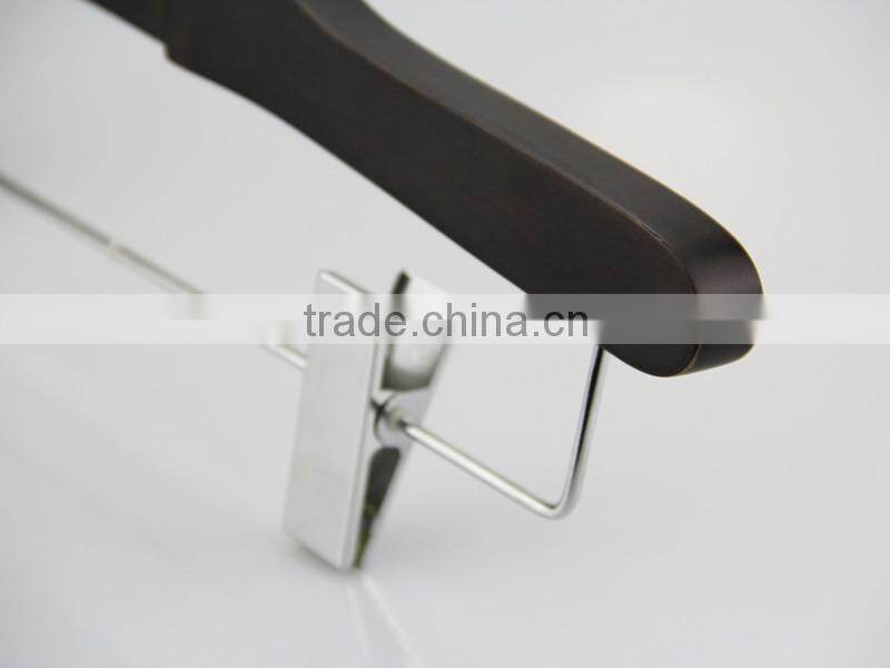 best selling wooden hanger and pants hanger with special shape