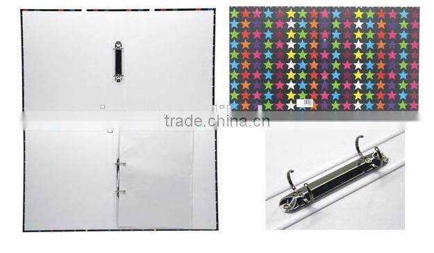 cheap price 2 rings paper cardboard file folder