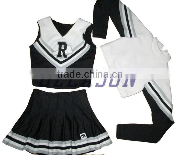 Sexy High school girls cheap cheerleading uniform sublimation cheerleading uniform kids