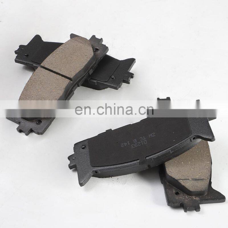 D1293 car brake disc semi-metallic brake pad and shoe for toyota camry
