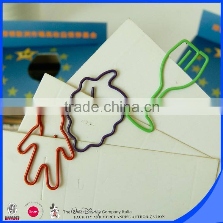 Without mould customized children shape paper clip boy shape