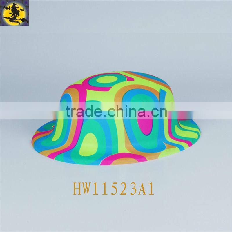 Yellow PVC with Glitter Happy New Year Top Hat