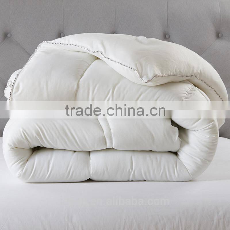 Hotel cheapest polycotton microfiber quilt set white , pink , colorful home , hotel quilt cover set comforter set