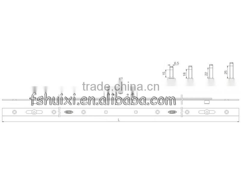 stainless steel window and door transmission rod