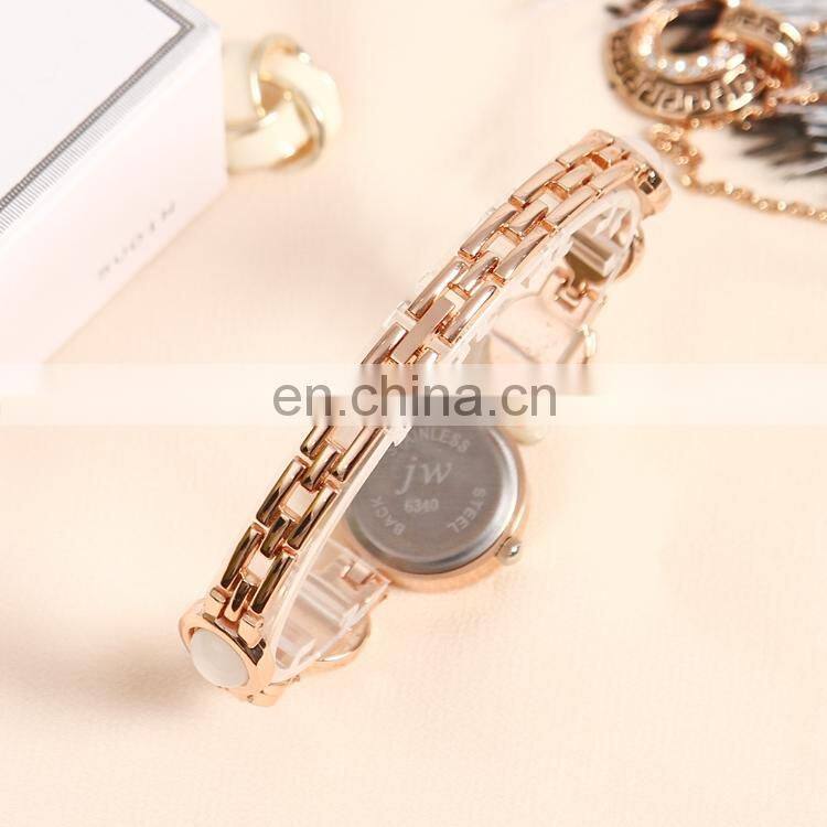 JW 3431 Charm Stainless Steel Strap Elegant Women Quartz Analog Cheap Watch Women's Watch