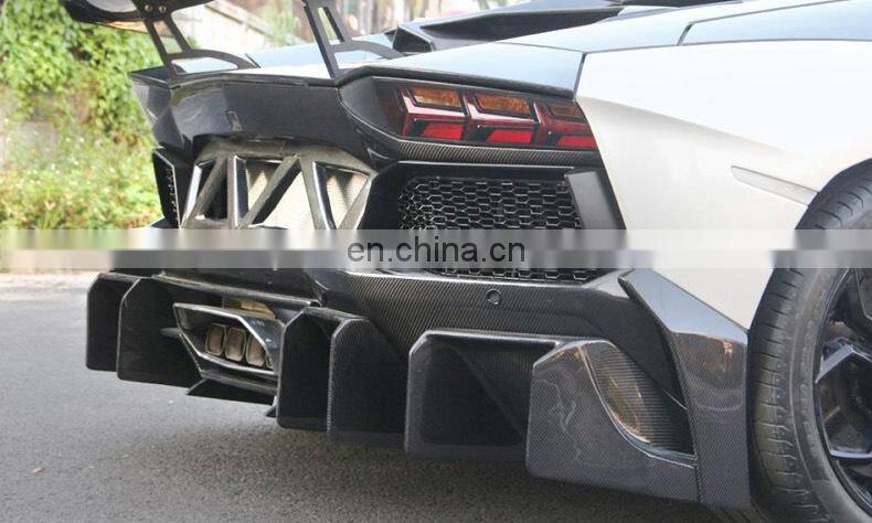 Runde Car Modification Brilliant Quality Carbon Fiber Material Body Kit For Lamborghini Aventador LP700 Rear Bumper