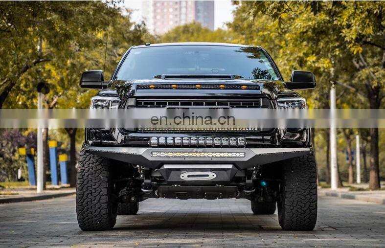 Runde Hight Quality Body Kit For 2014-2021 Toyota Tundra MK Athletic Front Bumper Rear Bumper With LED Lights