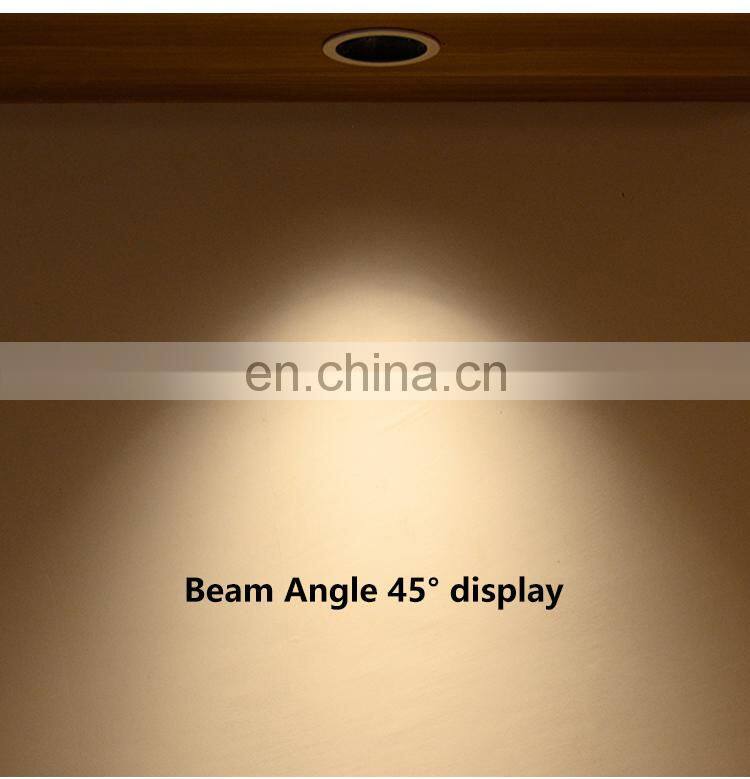 ALLWAY Manufacturer Modern Indoor Recessed Ceiling Round Smd Down Light Lamp Led Downlight