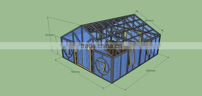 New Product Reasonable Price Foshan Wanjia Custom Made Sunroom Roof