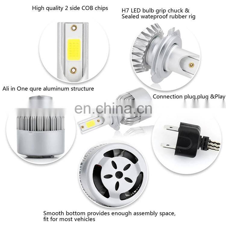 Factory Wholesale C6 Led 880 Car Light Bulbs 6000K 36W Led Bulbslight Bulbs C6 H11 H1 H4 H7 Headlight