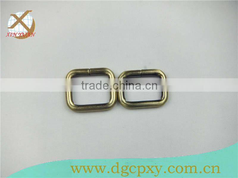 antique square leather bag buckles