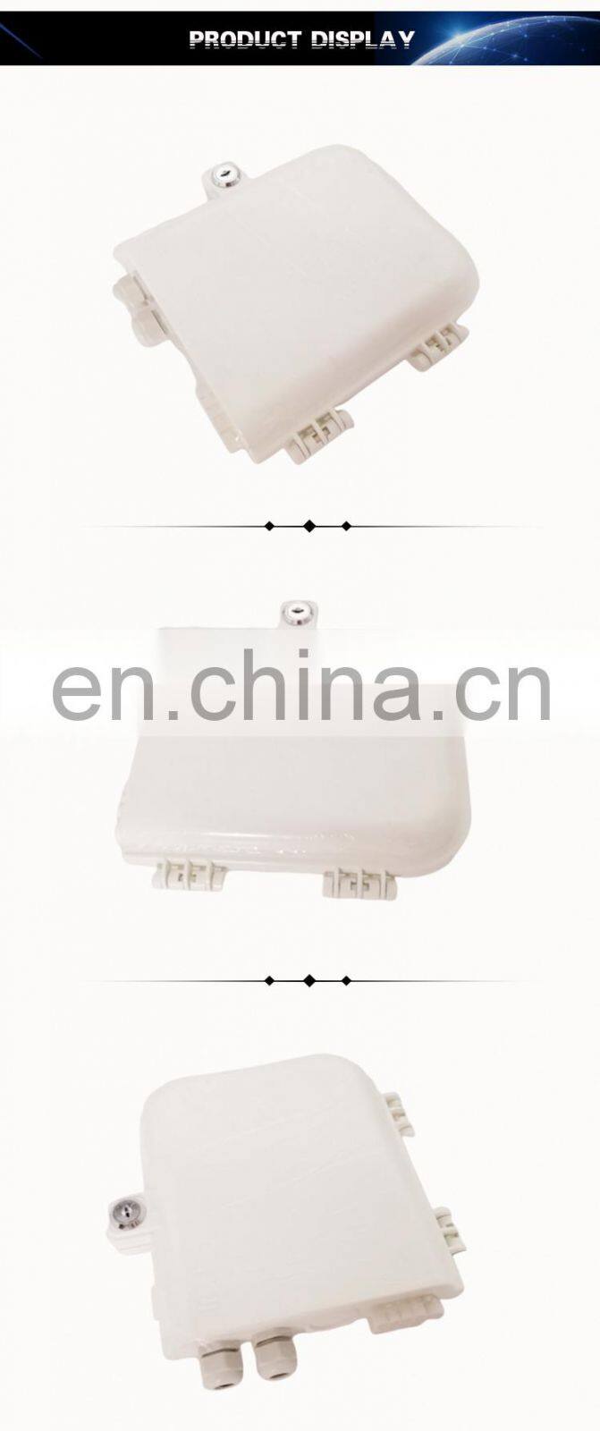 8 Cores Fiber Optic Distribution Box Outdoor Fiber Optical FTTH Terminal Junction Box