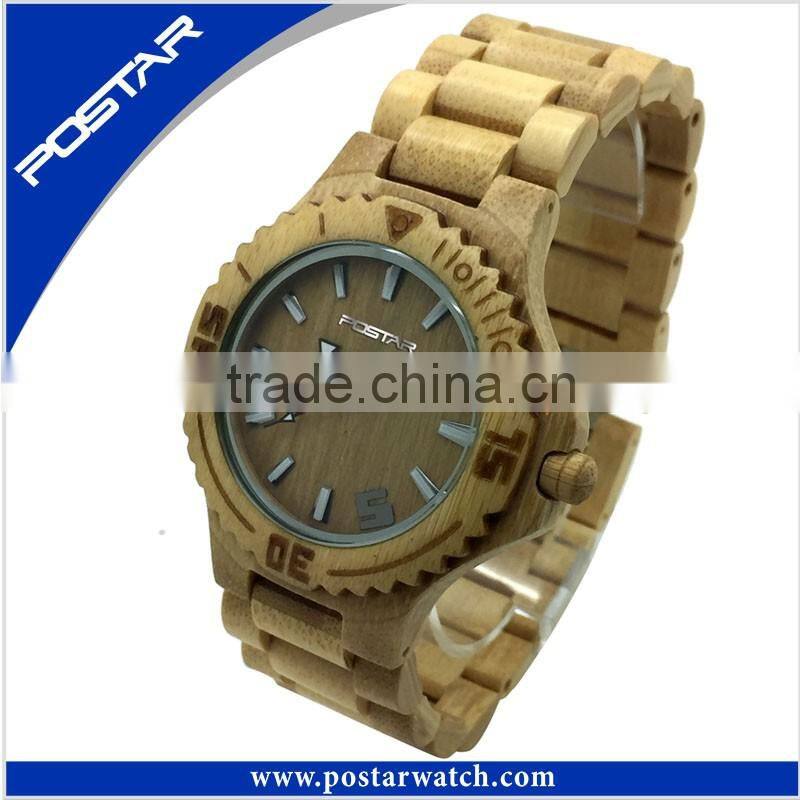 Natural Maple Wood And Sandal Wood Watch Wholesale Wood Watch Hand Craft Gifts