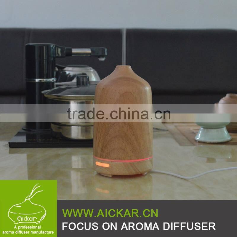 New Products 2016 Innovative Light Wood Grain Essention Oil Aromatherapy Diffuser