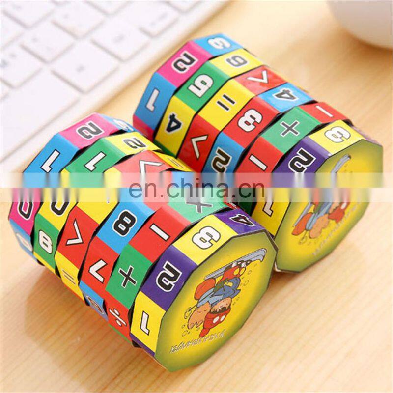 Children Montessori Games Mathematics Numbers Magic Cube Toy Puzzle Game Kids Learning Education Math Toy Fun Calculate Game