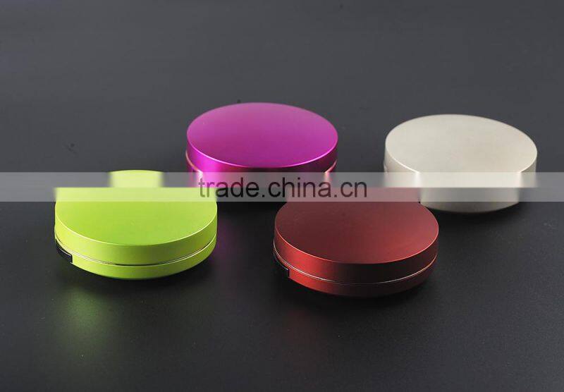 New fashion Circular plastic air cushion bb freshener bottle with mirror