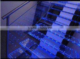 Laminated tempered glass stair treads