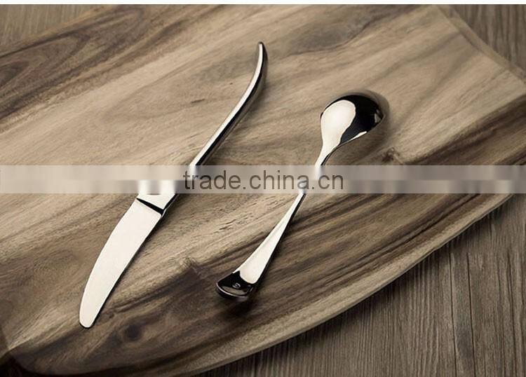 Stainless steel flatware, spoon knife and forks sets utensils A