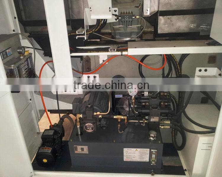 low cost cnc lathe machine CKX500L with 10'' hydraulic chuck servo spindle motor hydraulic tool turret