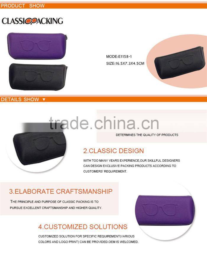 Super large size Cheap Brand Name Eva Reading Glasses Case