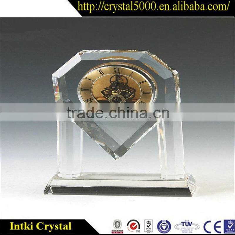 Black apple shaped fashionable dubai crystal gift clock