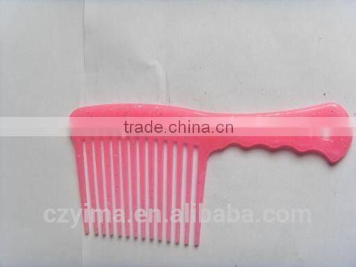 glitter horse mane&tail comb with handle/horse grooming products