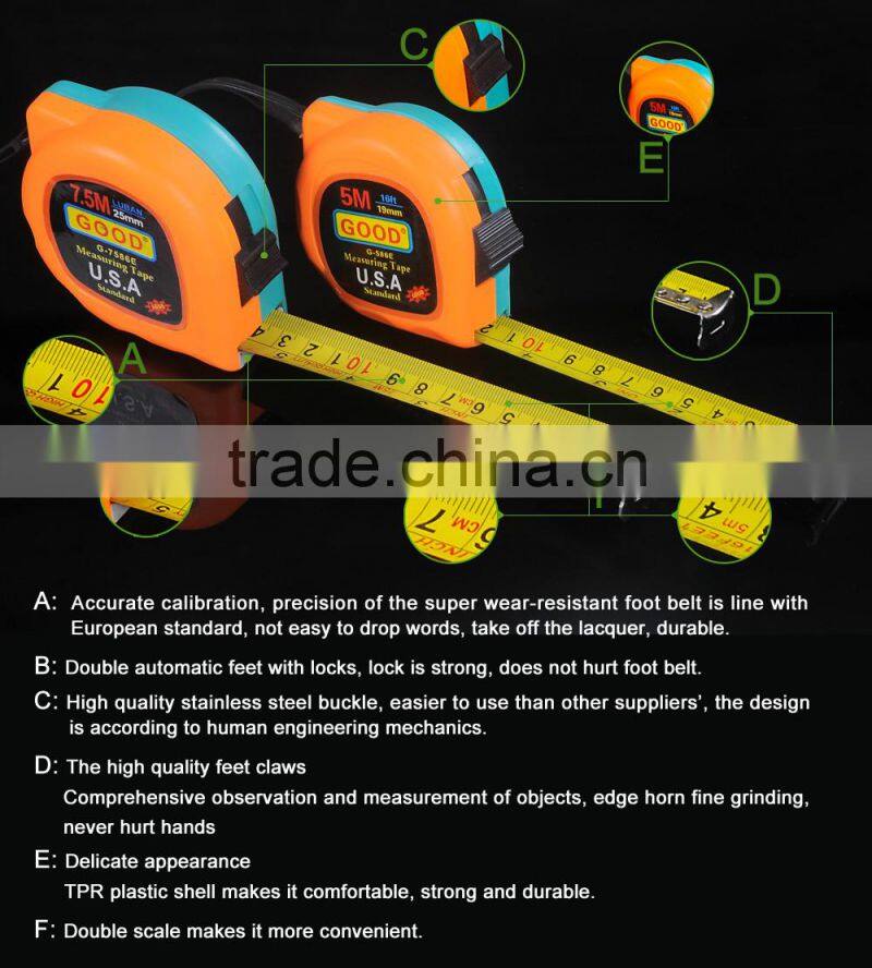 Steel tape measuring tape/ABS case measuring tape